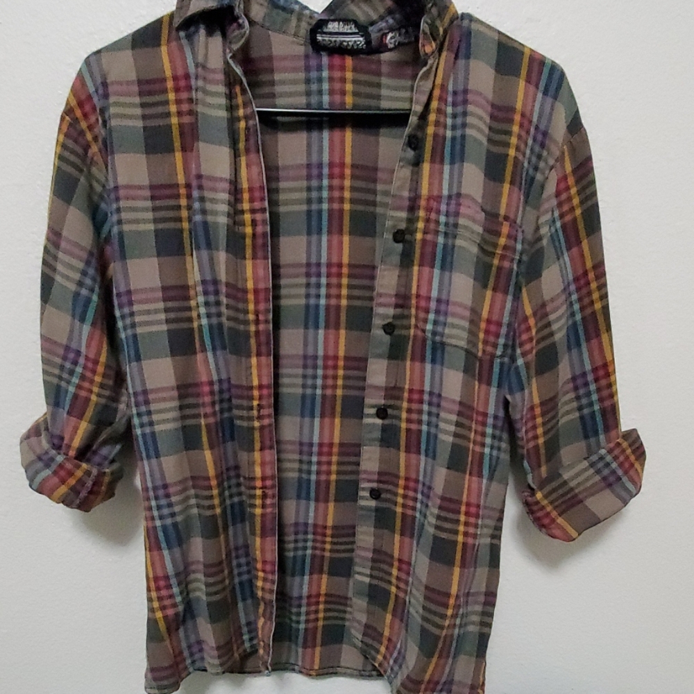Plaid top